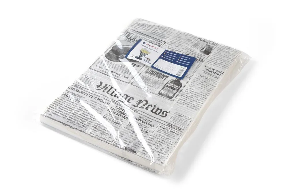 Papel sulfurizado Impresión Diario - 250 x 350 mm - 500 unidades