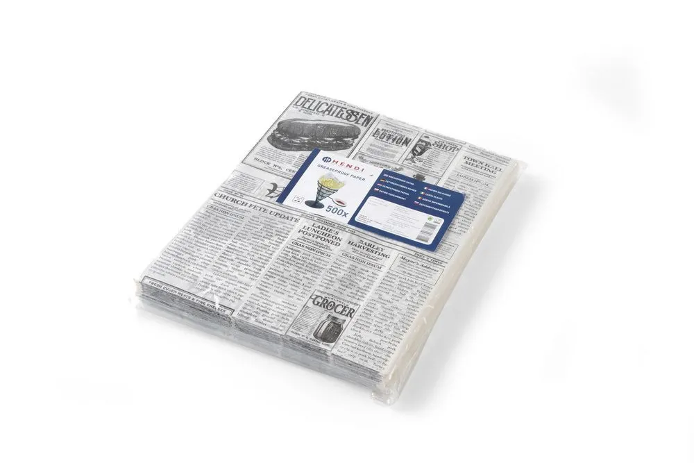 Papel sulfurizado Impresión Diario - 200 x 250 mm - 500 Unidades