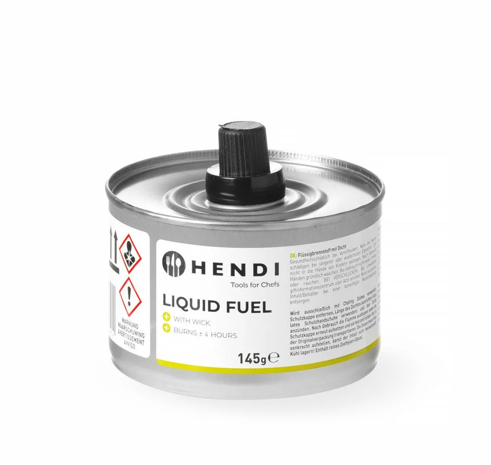 Combustible Líquido con mecha Hendi 4h - 6 piezas