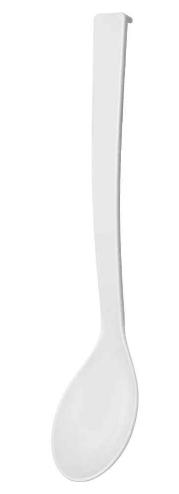 Cuchara de ensalada blanca 335 mm