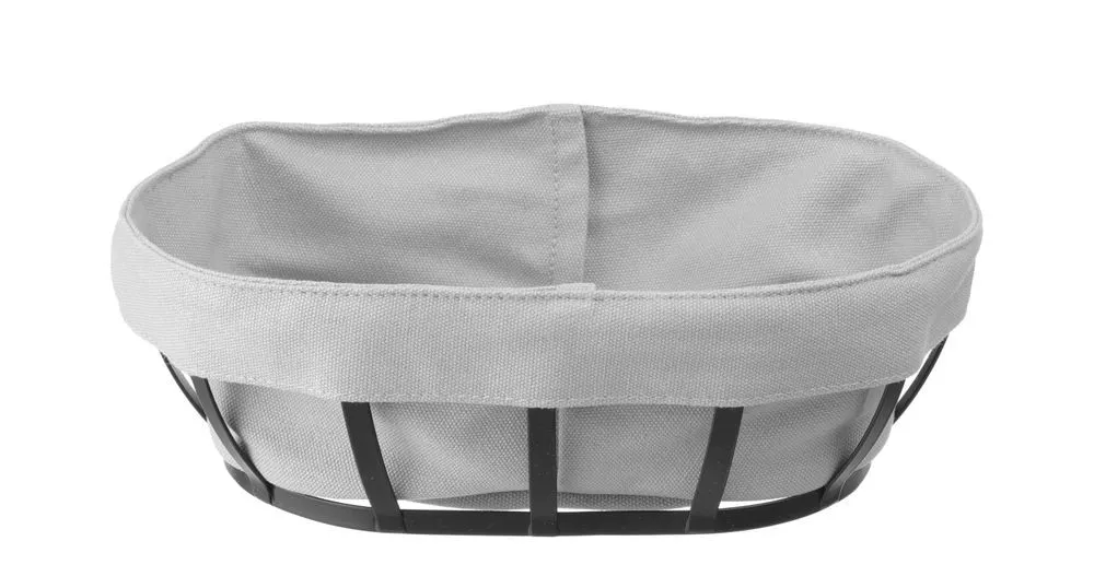 Cesta de pan ovalada con bolsa - 250 x 160 mm