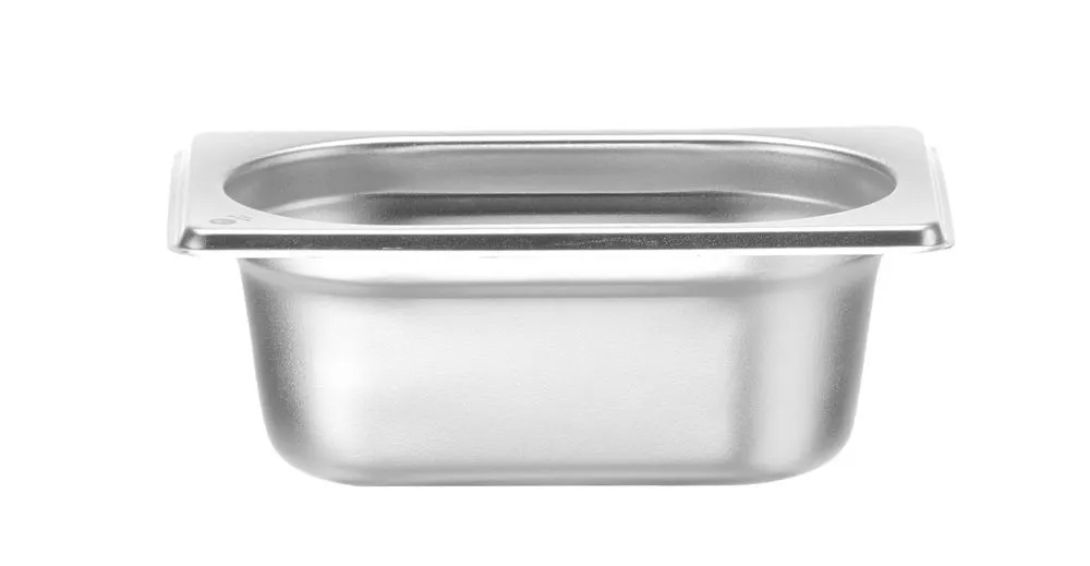 Cubeta Gastronorm GN 1/9 Inox - Profundidad 65 mm - 0,6 L