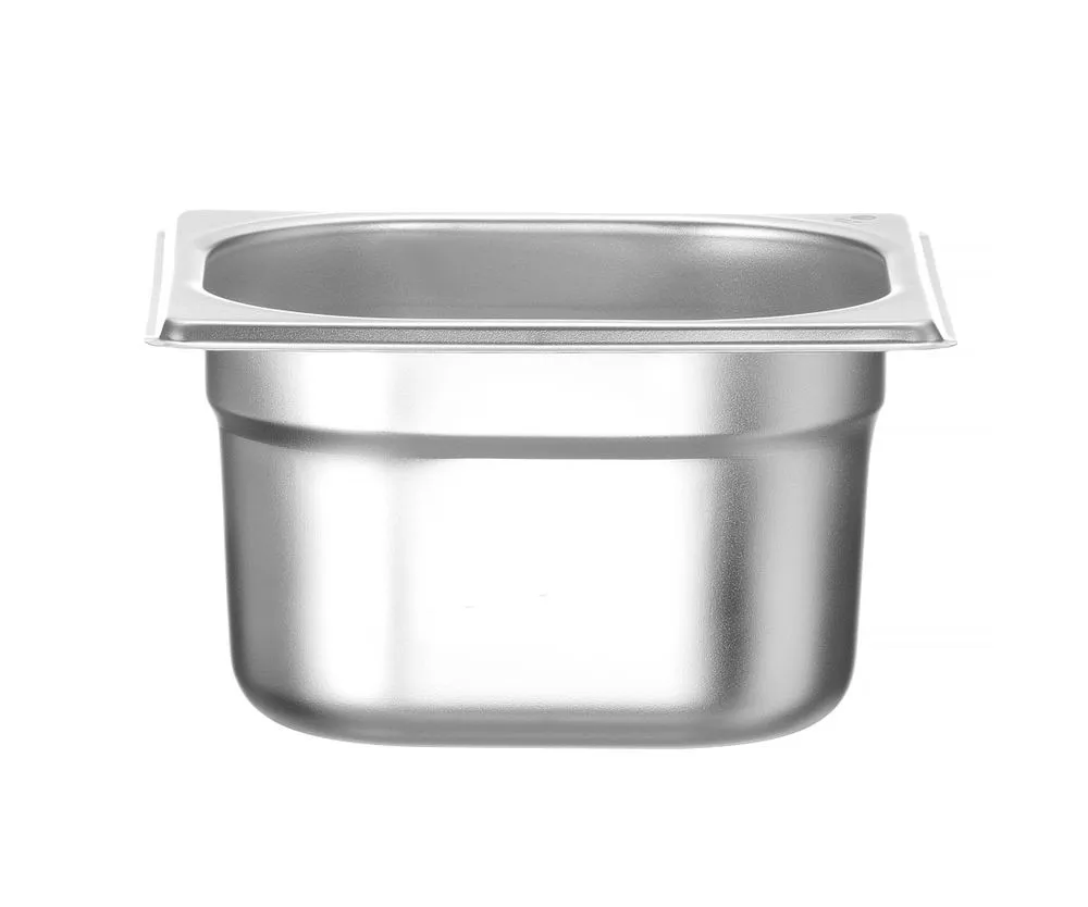 Cubeta Gastronorm GN 1/6 Inox - Profundidad 100 mm - 1,6 L