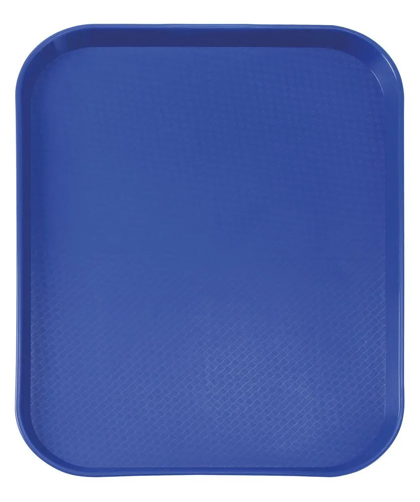 Bandejita rectangular para comida rápida - Modelo pequeño 265 x 345 mm - Azul