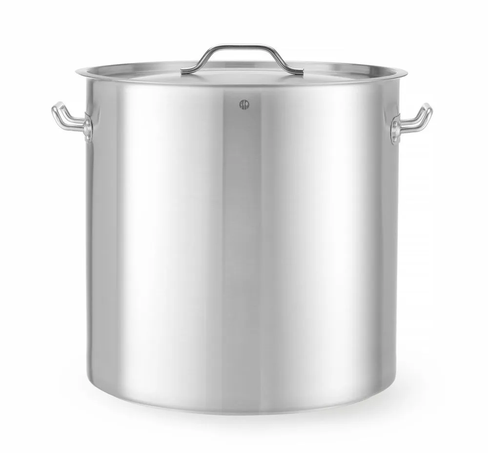 Marmita con tapa de acero inoxidable Línea Budget - Ø 45 cm - 71 L