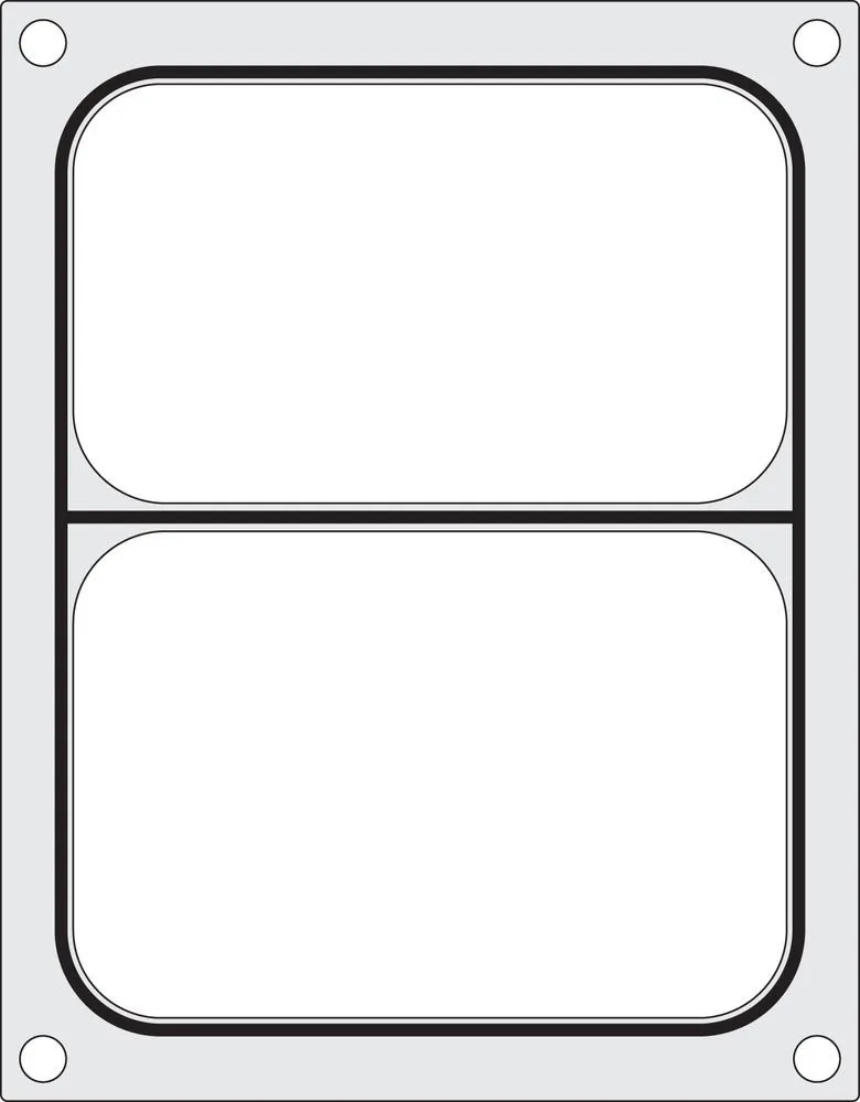 Matriz de sellado para selladora manual - 2 compartimentos