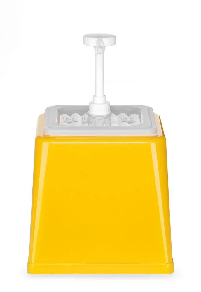 Distribuidor de Salsa con Bomba - Amarillo - 2,5 L