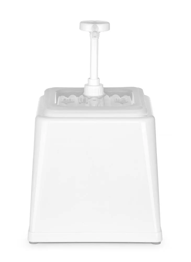 Distribuidor de Salsa con Bomba - Blanco - 2,5 L