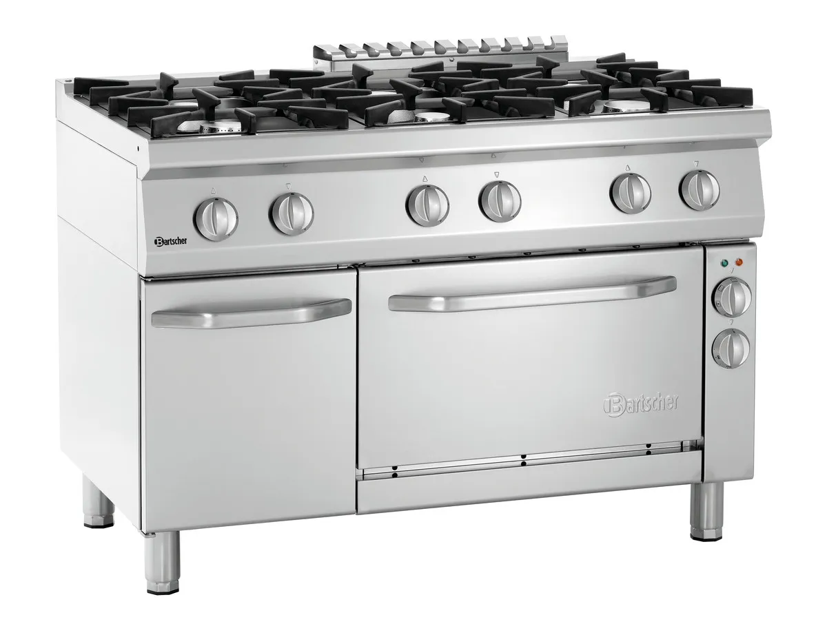 Horno Serie 700 - 6 quemadores y horno GN1/1
