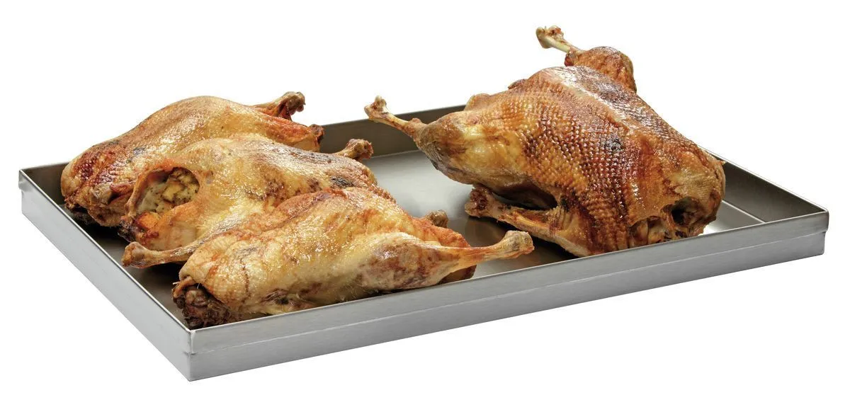 Bandeja de horno de acero inoxidable 600 x 400 mm