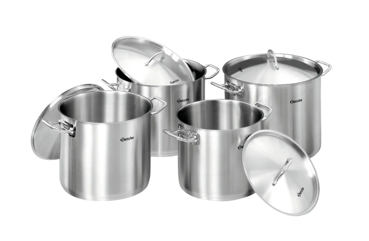 Set de 4 ollas - ø 24 a 30 cm - 8 a 15 L