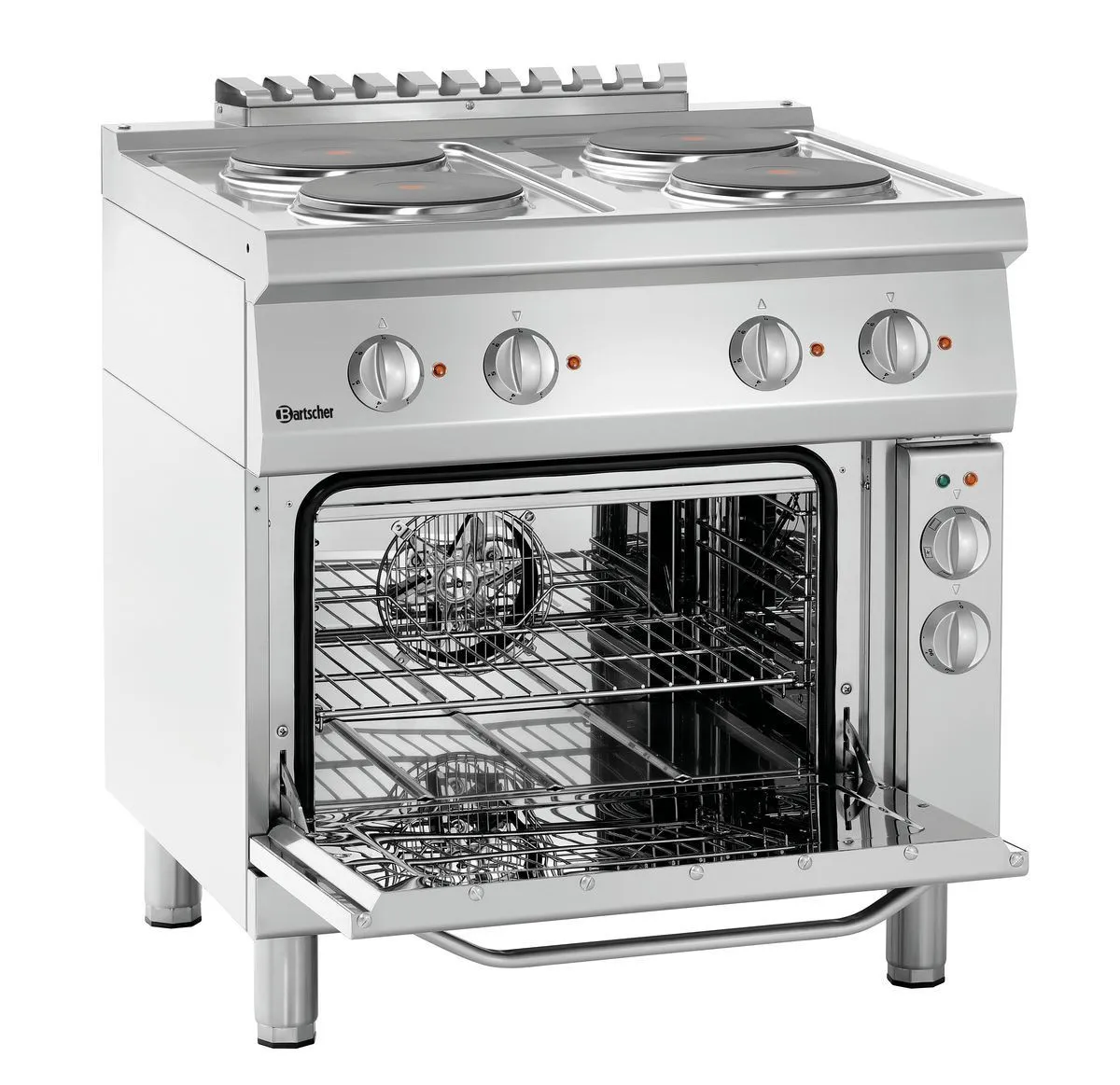 Horno Serie 700 - 4 Placas y Horno GN1/1