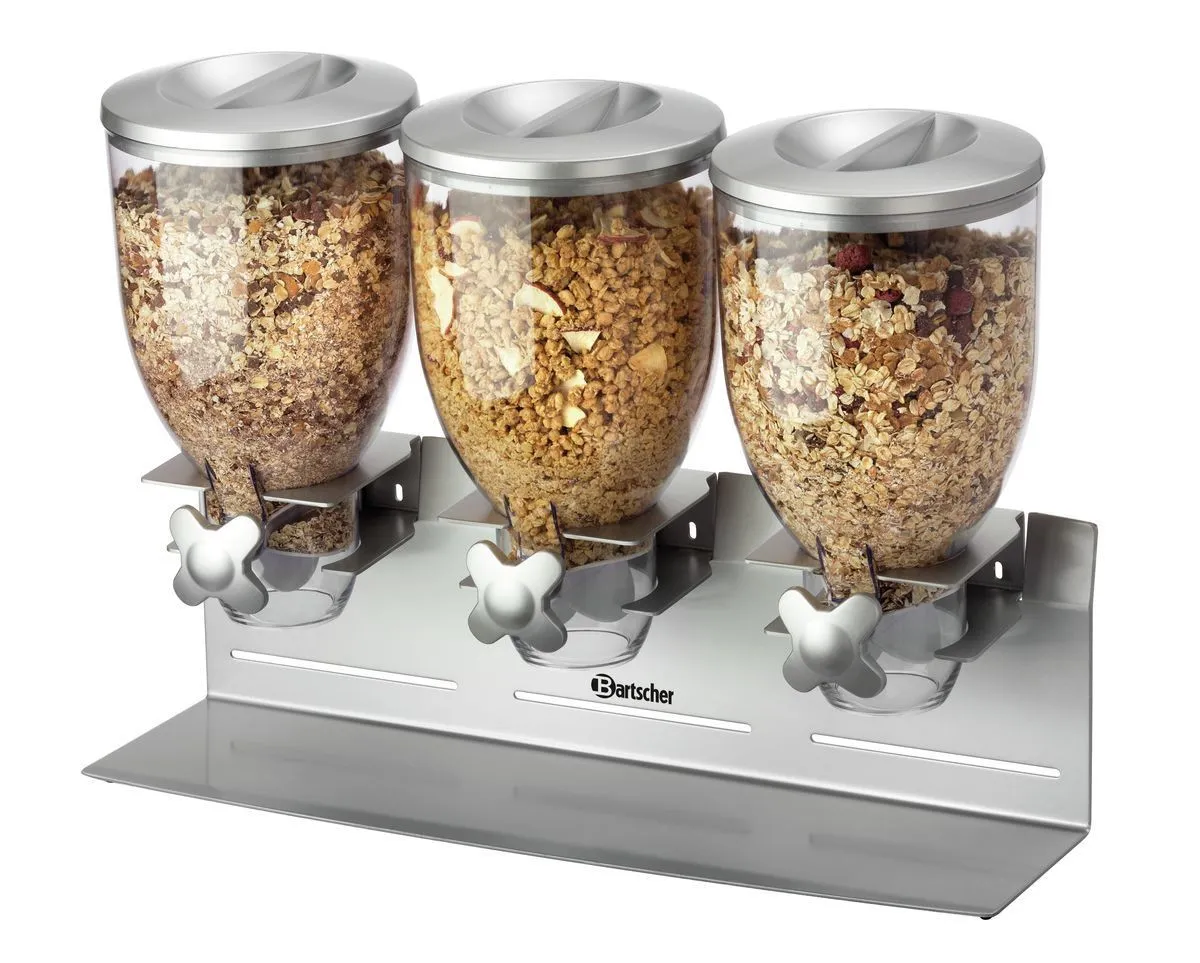 Distribuidor de Cereales Triple - 10,5 Litros