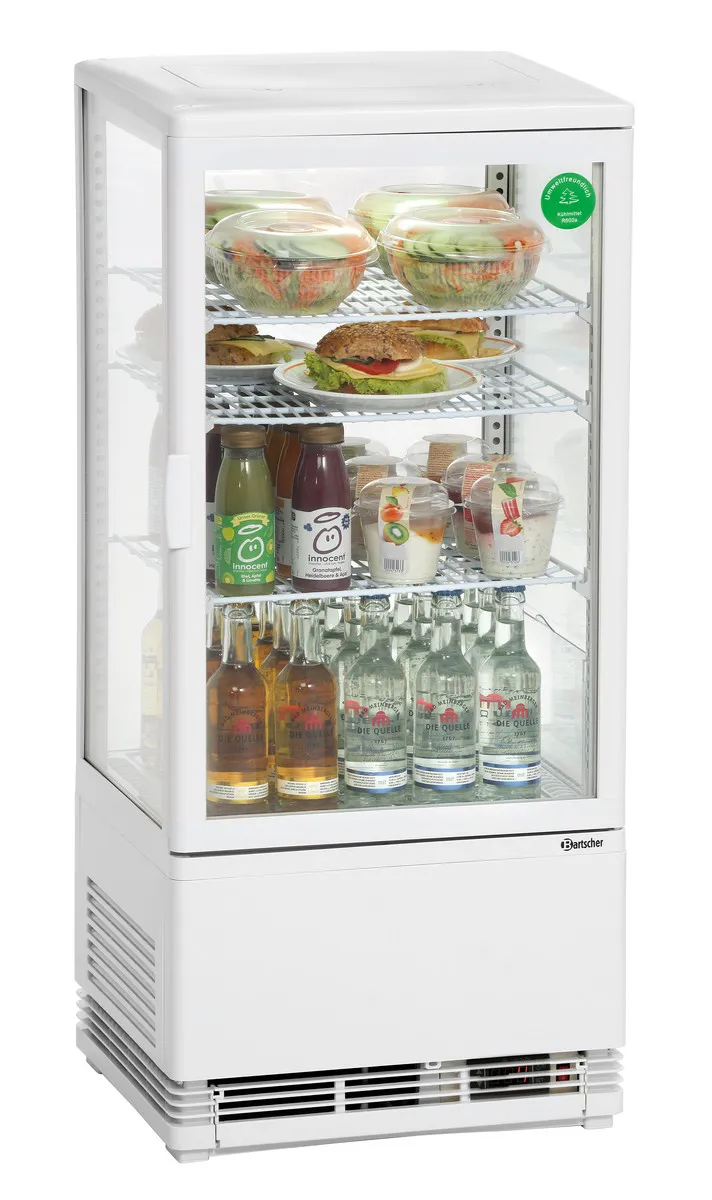 Vitrina refrigerada pequeña - 78 L blanca