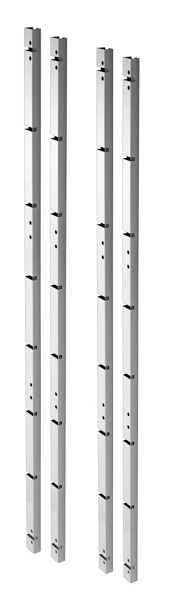 Juego de 4 correderas de soporte para mini cámara fría.