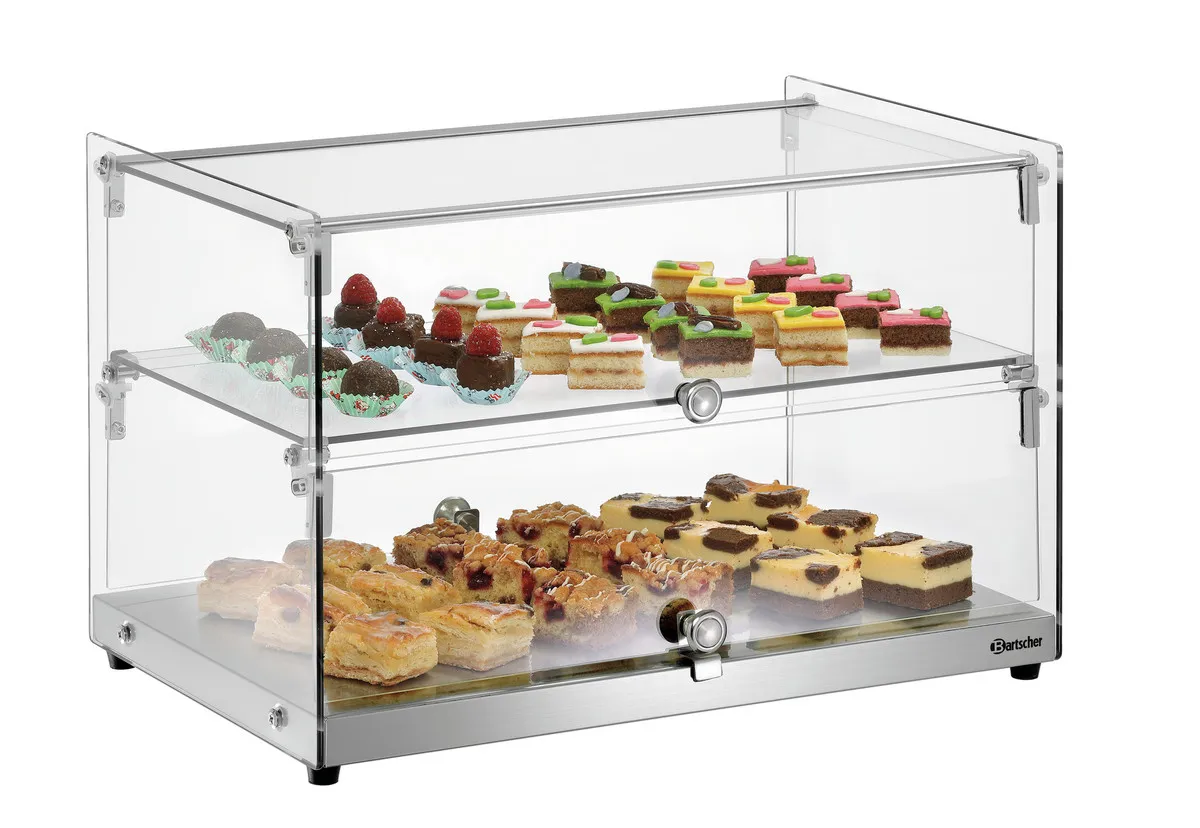 Vitrina de buffet - 2 niveles