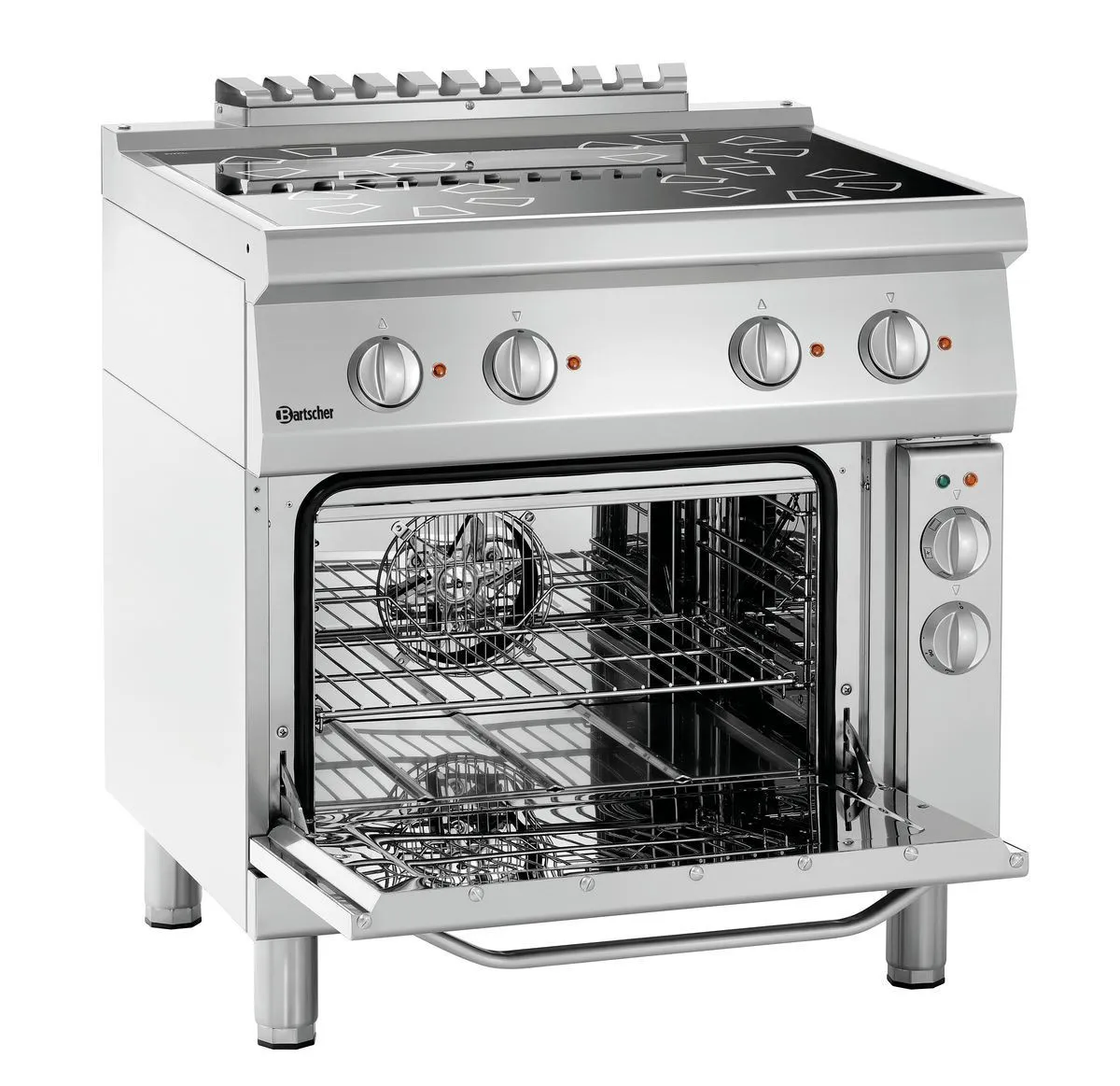 Horno de 4 fuegos eléctricos 700 - Con horno eléctrico