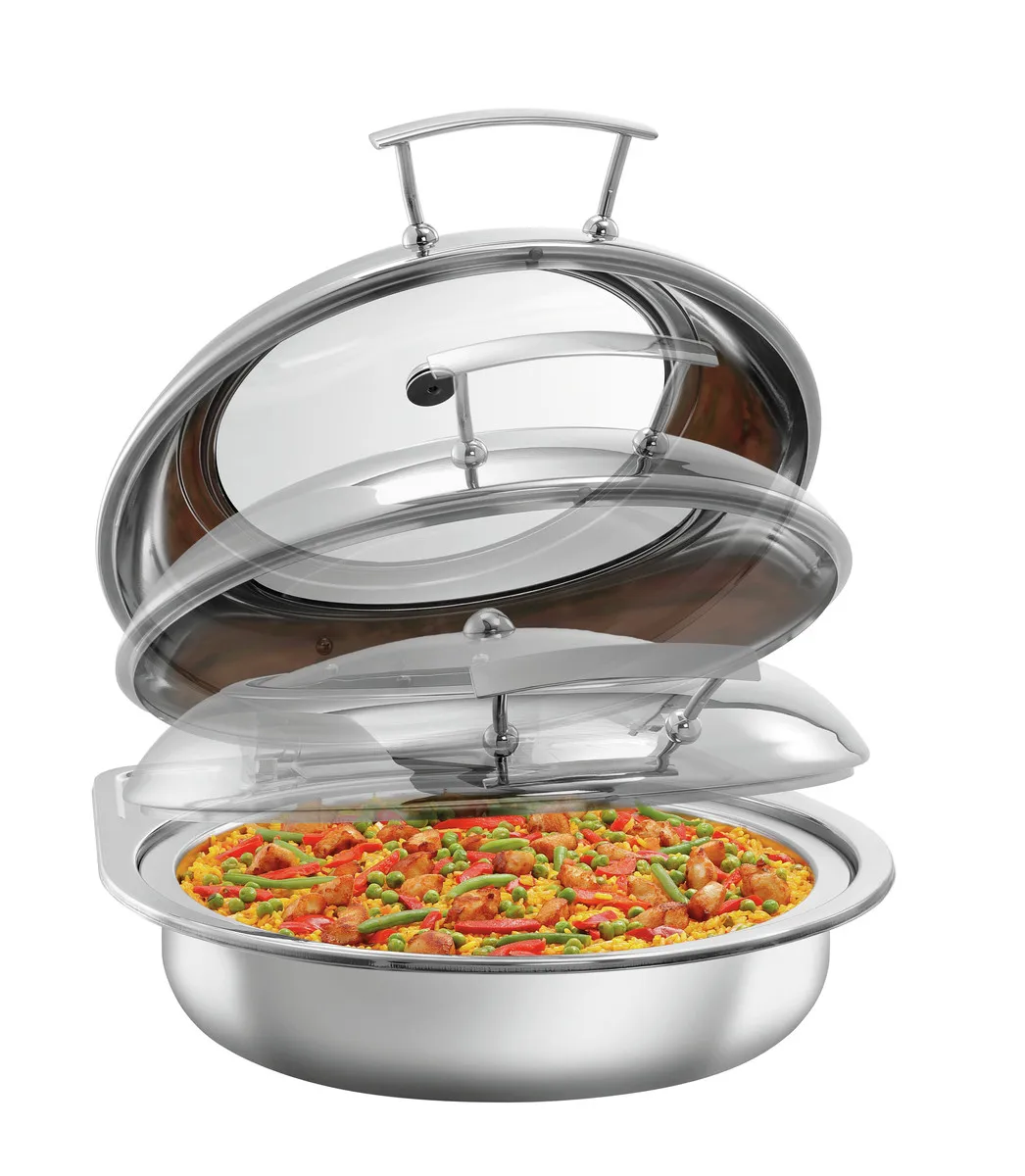 Chafing Dish Redondo para Inducción - 6,2 L - 435 x 472 mm
