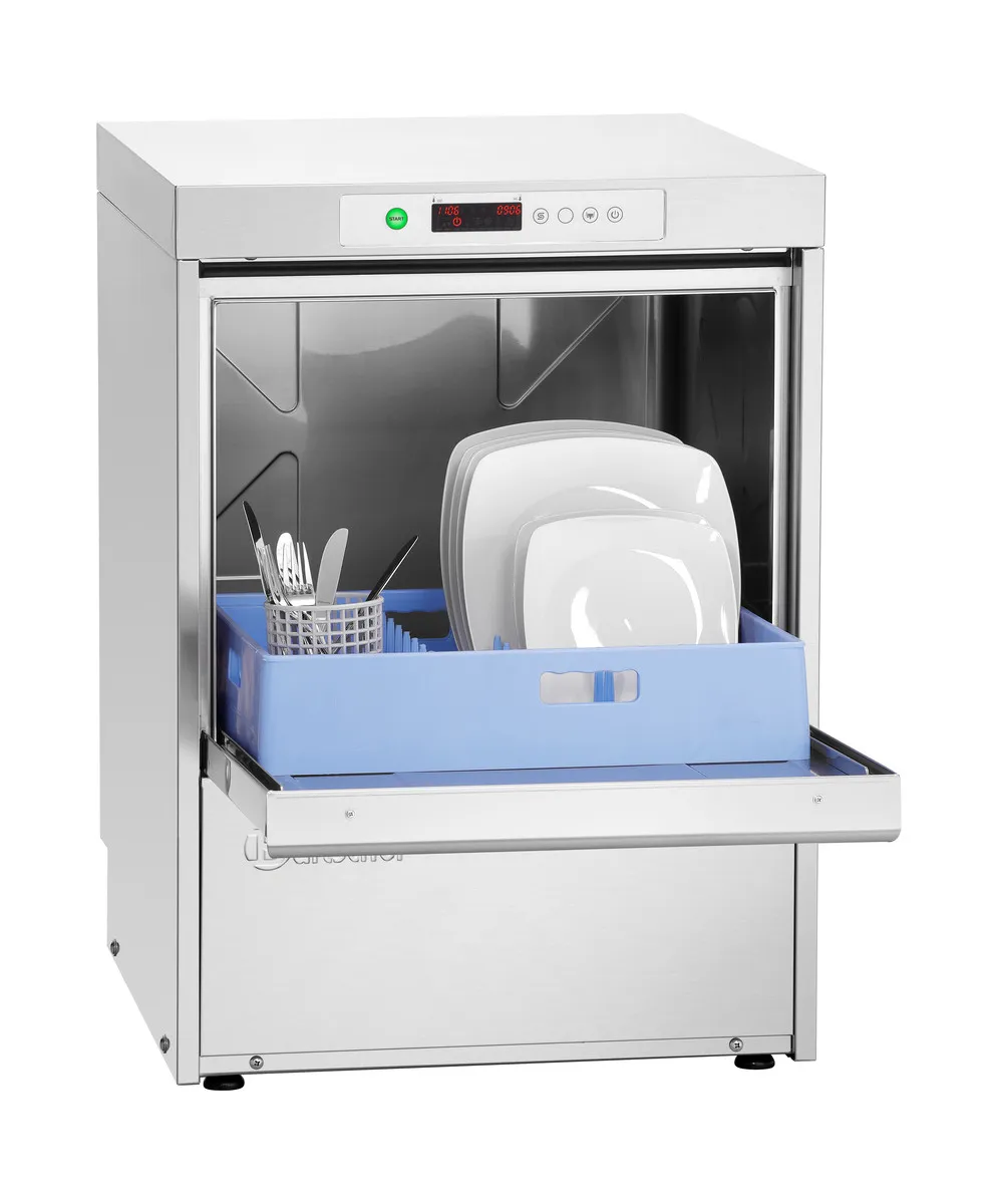 Lavavajillas profesional US PPlus 500 LPR con bomba de desagüe - 50 x 50 cm