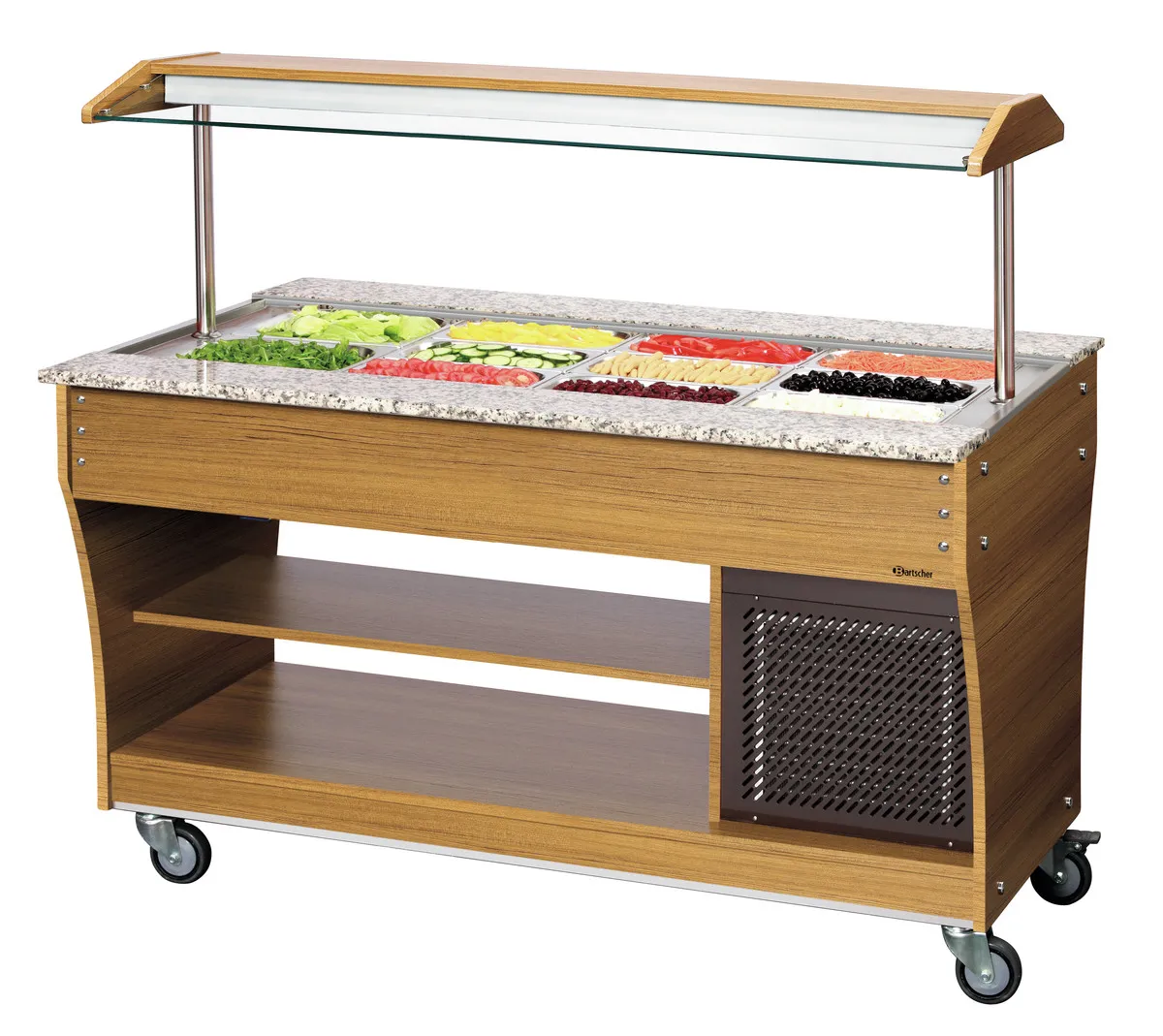 Buffet/Bar de Ensaladas Refrigerado - 4 x GN 1/1