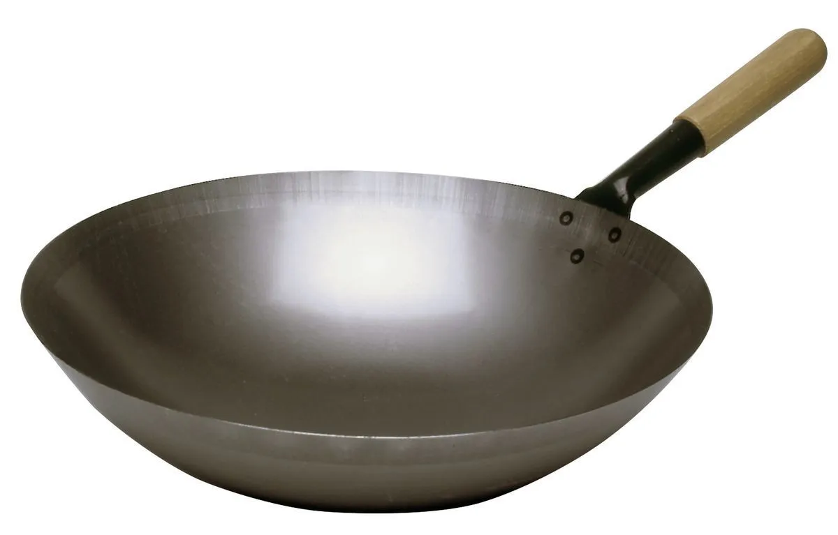 Salteadora Wok de Acero - 360 mm