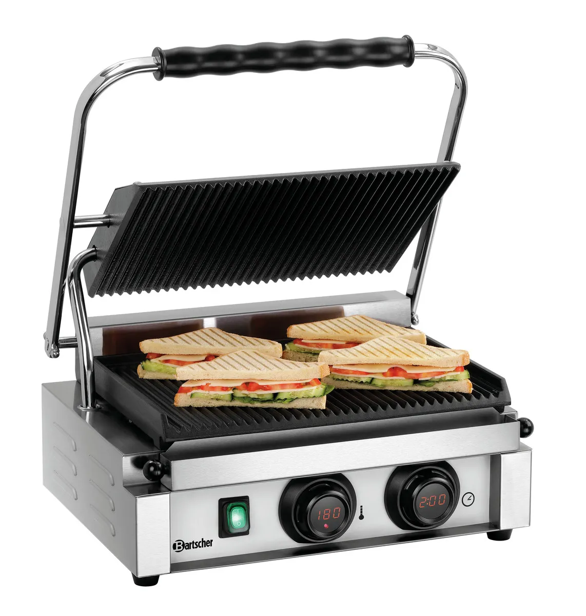 Grill Panini de Contact - Placas Ranuradas