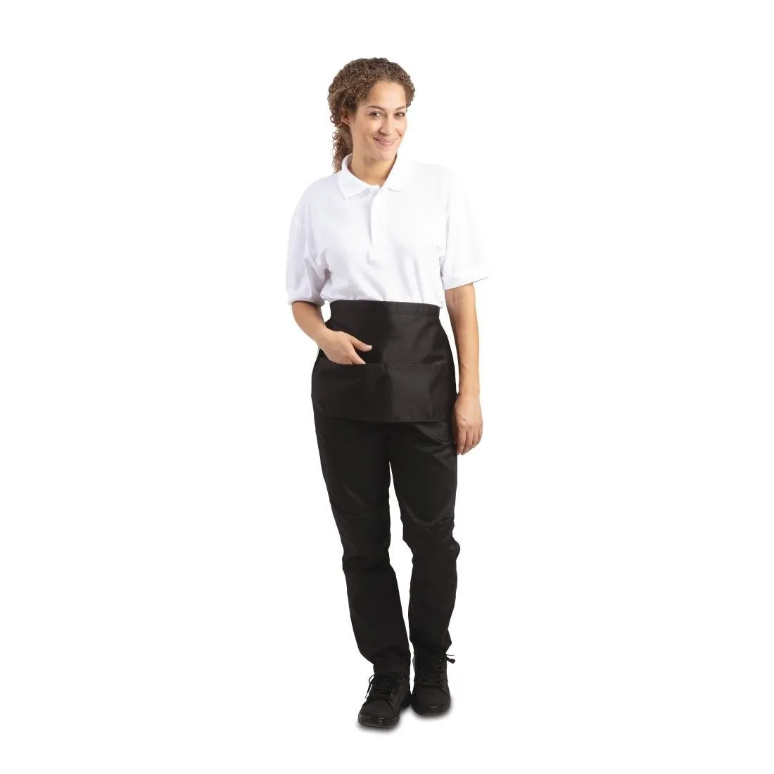 Delantal Limonero Negro con Bolsillos - Talla Única
