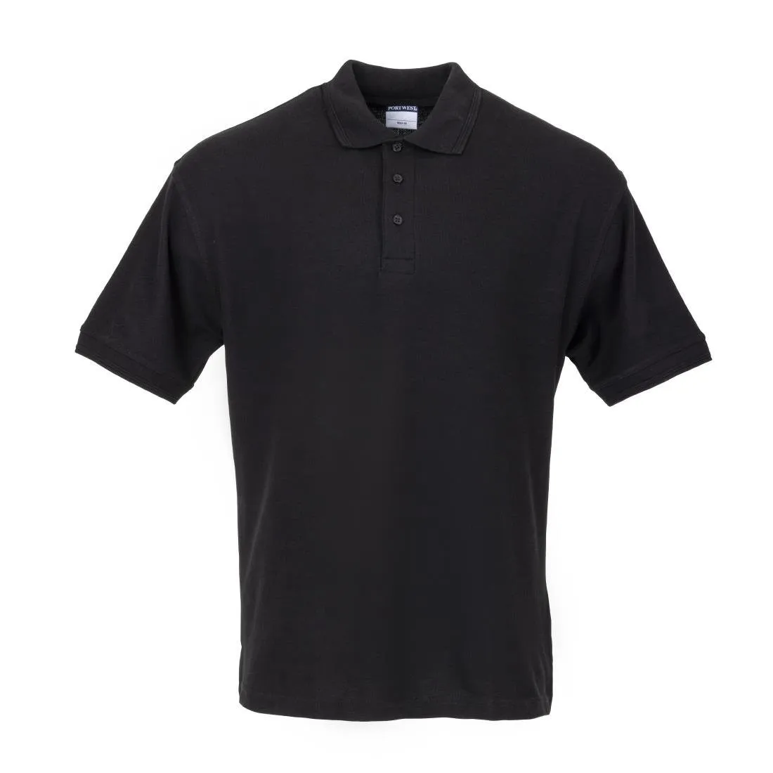 Polo Mixto Negro - Talla L