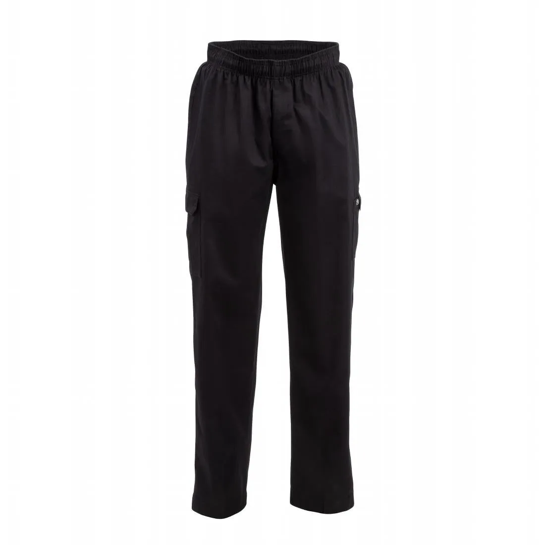 Pantalón de Cocina Unisex Cargo Negro - Talla XXL
