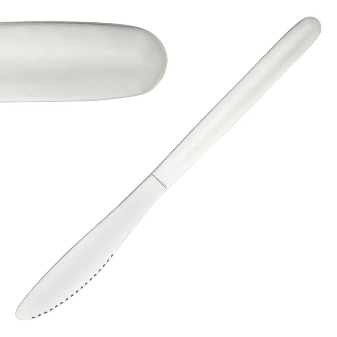 Cuchillo de mesa Kelso de acero inoxidable - Lote de 12