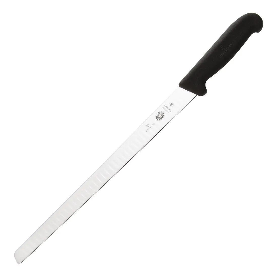 Cuchillo para salmón hoja alveolada flexible de 30,5 cm