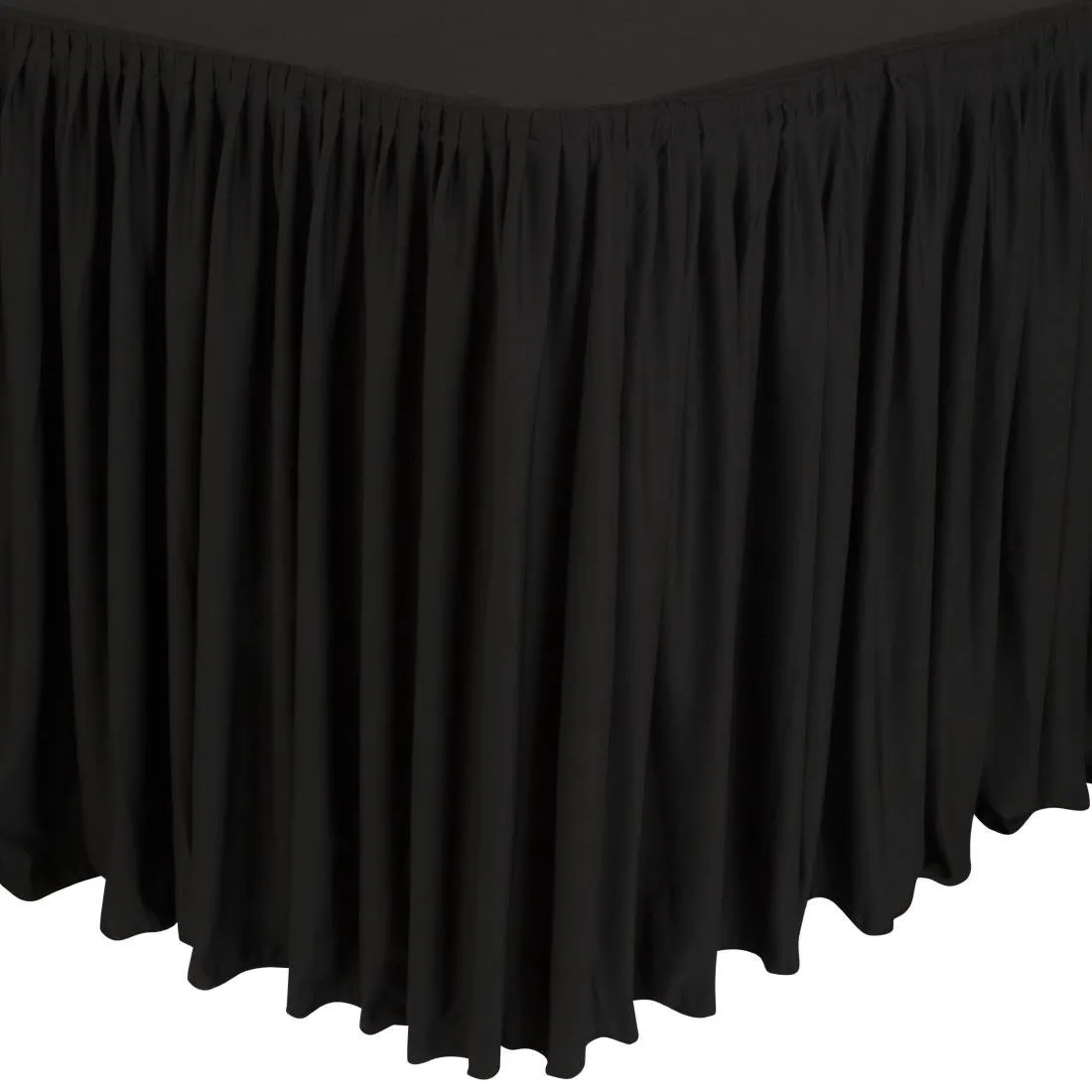Mantel y faldón rectangulares negros - 750 x 1820 mm