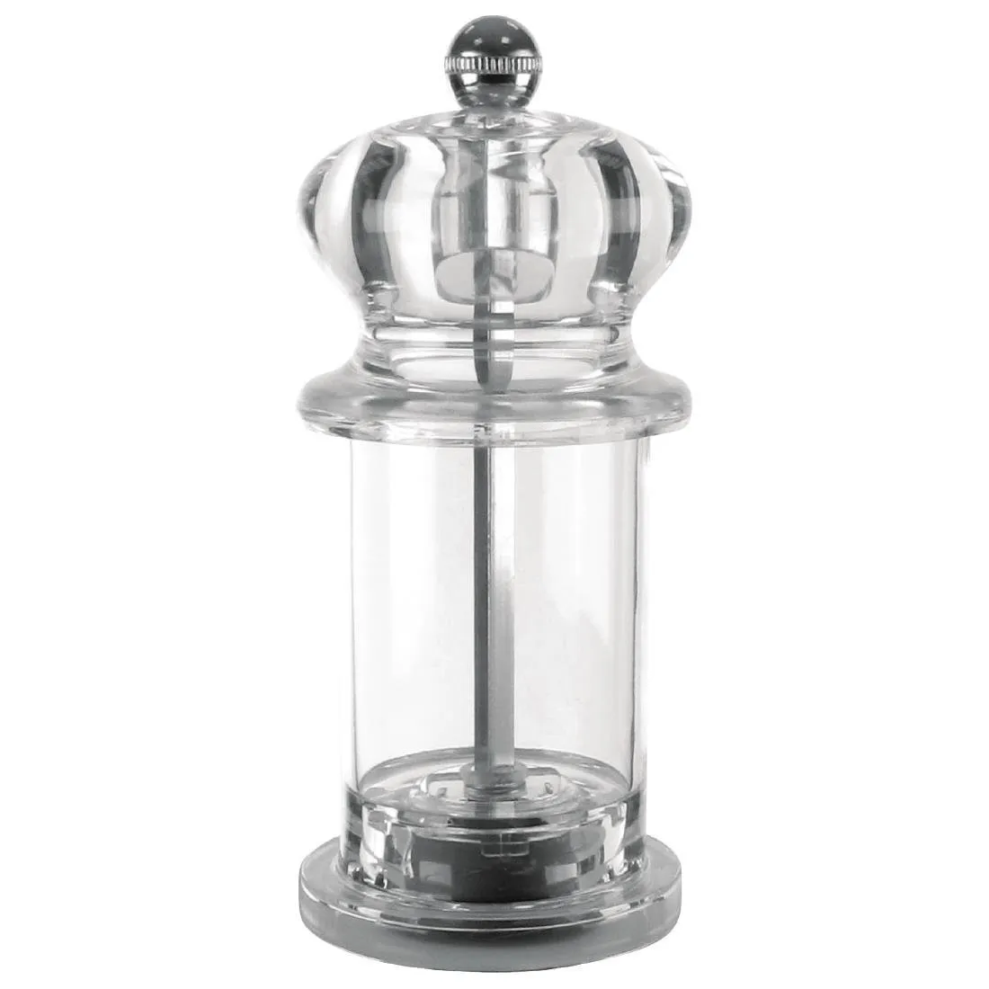 Molino de sal o pimienta de acrílico - 135 x Ø 61 mm