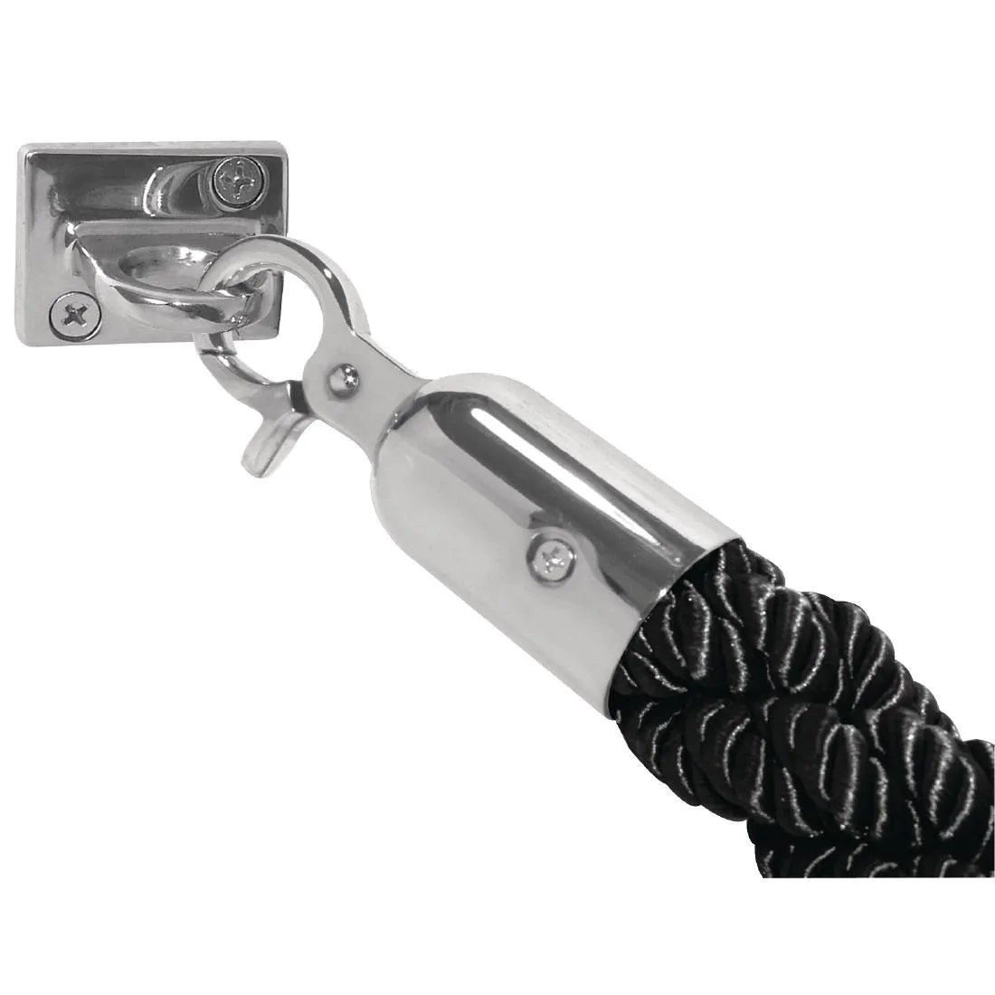 Cable de recepción trenzado negro - 1500 mm