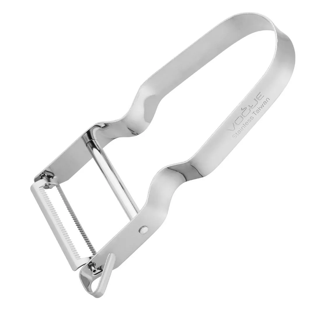 Pelador dentado de acero inoxidable
