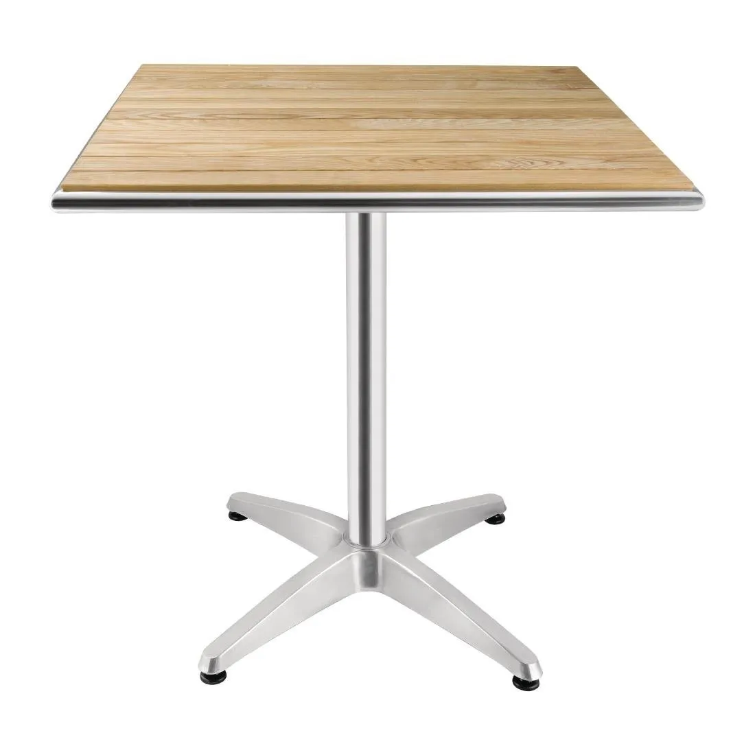 Mesa cuadrada de fresno - 700 x 700 mm