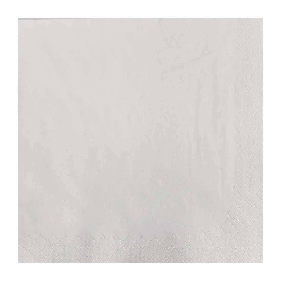 Servilleta de papel blanca - 2 capas - 300 x 300 mm - Lote de 1500