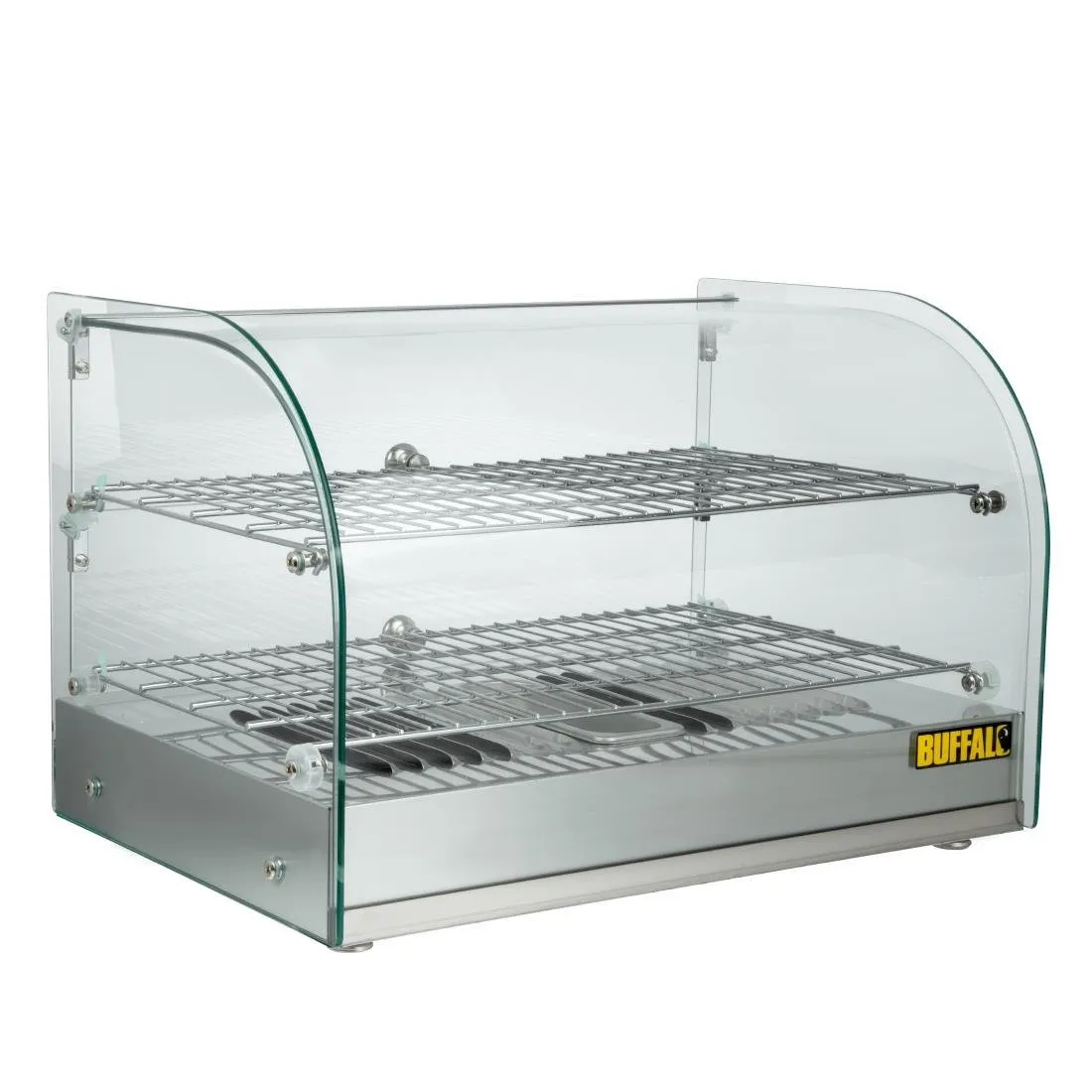 Vitrina Calentadora de Mostrador de 2 Niveles - 45 L
