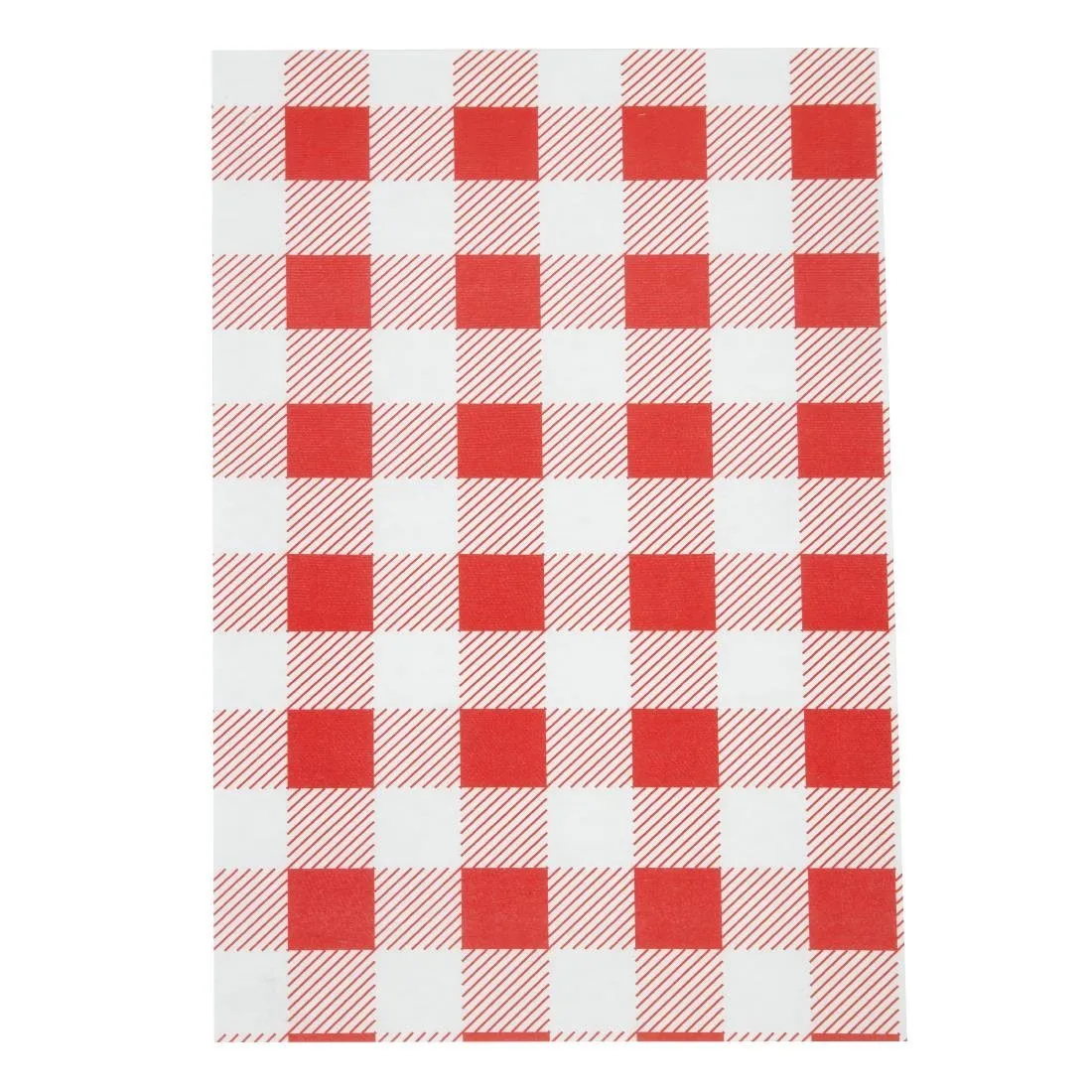 Papel encerado Vichy rojo 190 x 310 mm - Lote de 200