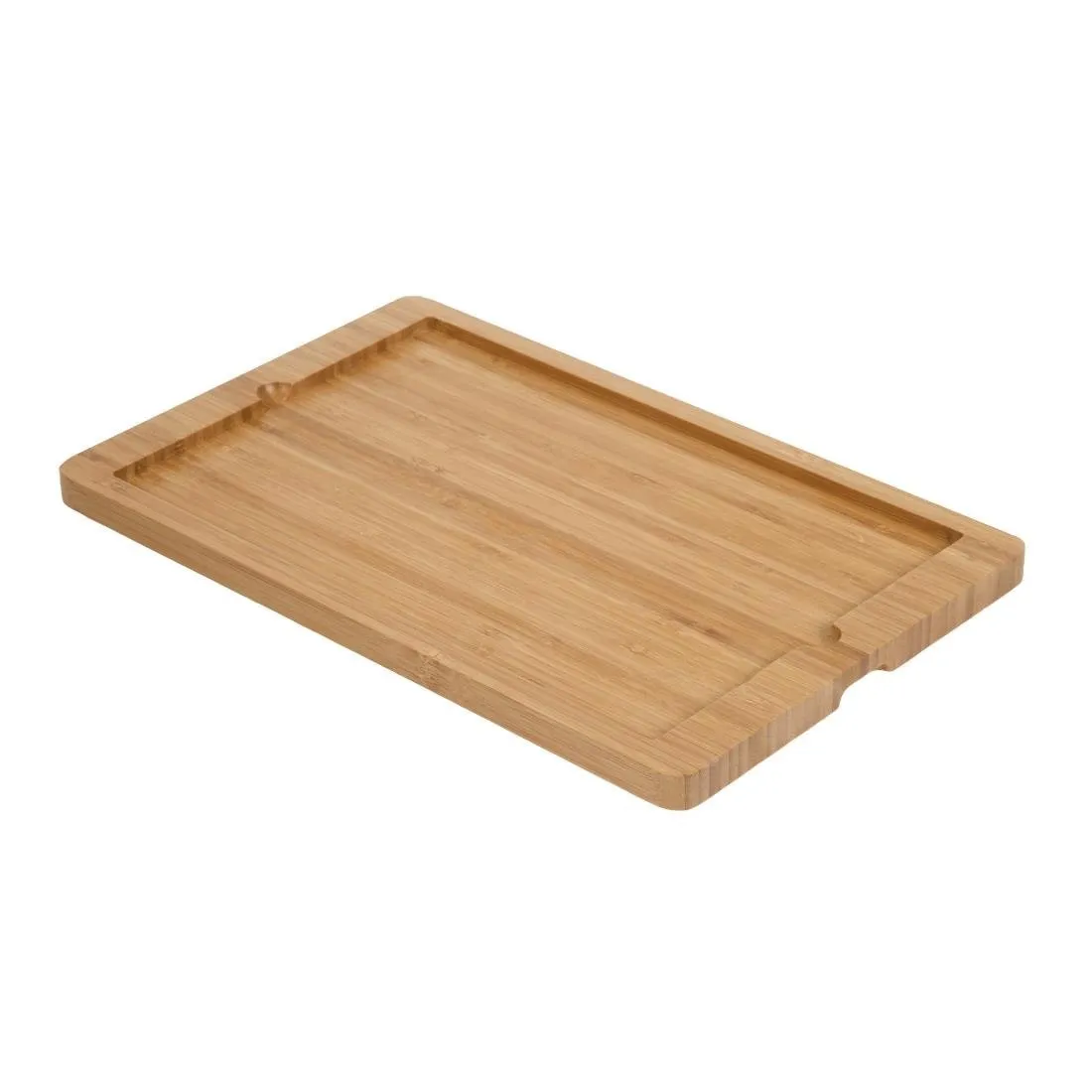 Tabla de madera para plato de pizarra - 330 x 210 mm