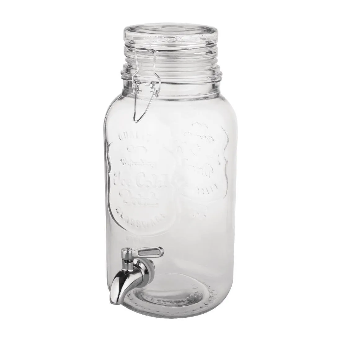 Distribuidor de Bebidas Retro con Cierre Metálico - 3,6 L