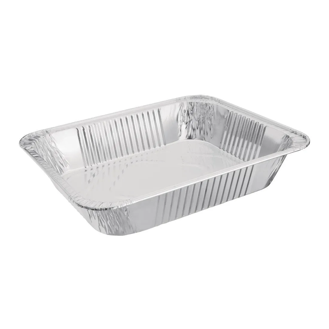 Bandeja rectangular de aluminio GN 1/2 - 3,6 L - Lote de 5