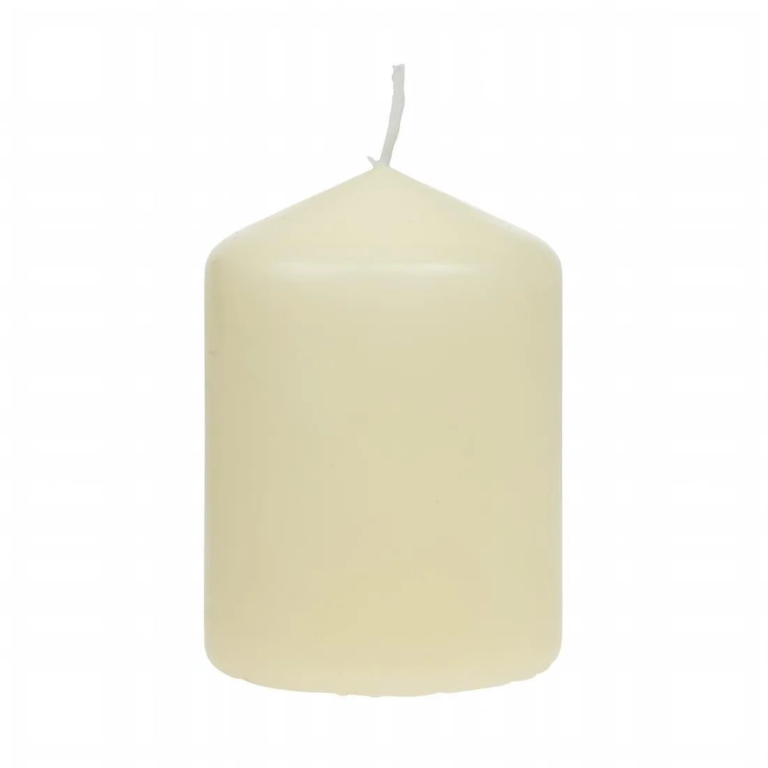 Velas cilíndricas marfil - Ø 60 mm - Lote de 12