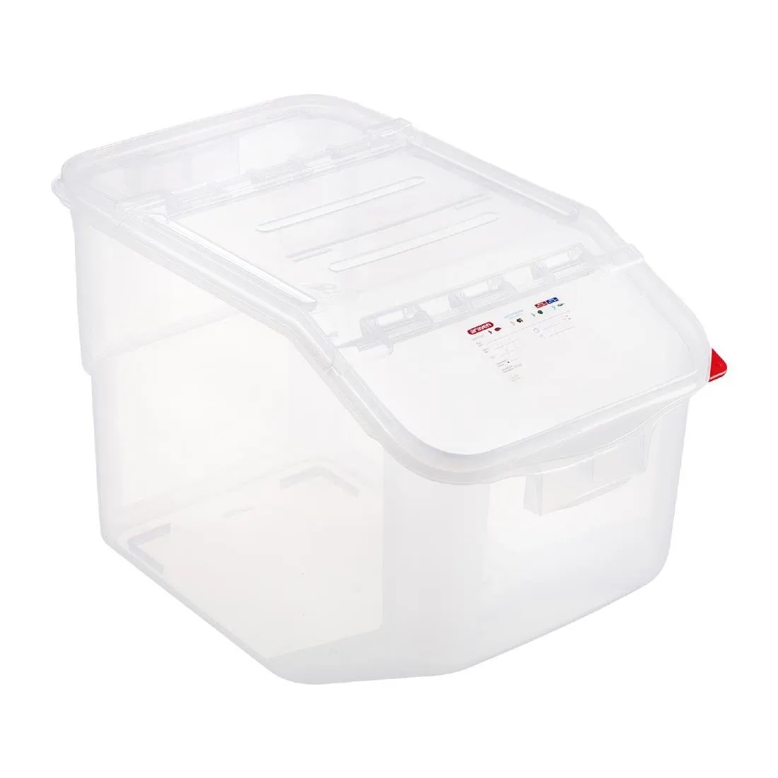 Caja de ingredientes transparente - 50 L