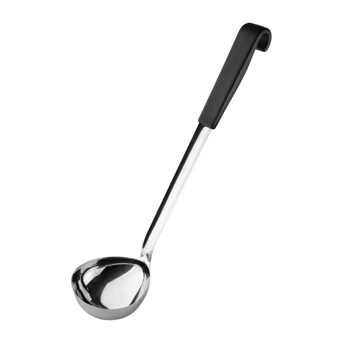 Vaso con asa negra de acero inoxidable de 435 ml - 340 mm