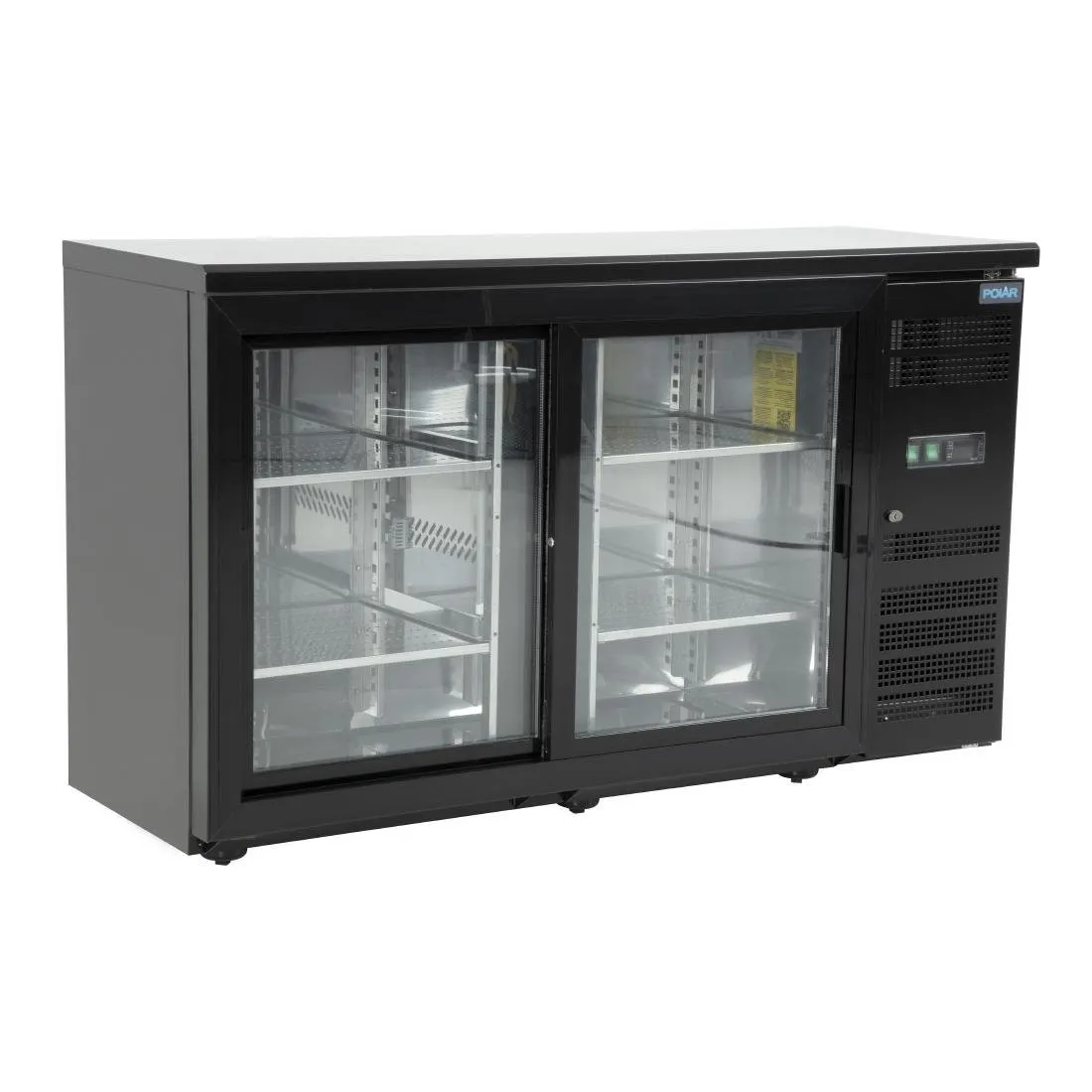 Barra trasera refrigerada - 2 puertas correderas de vidrio - 350 L