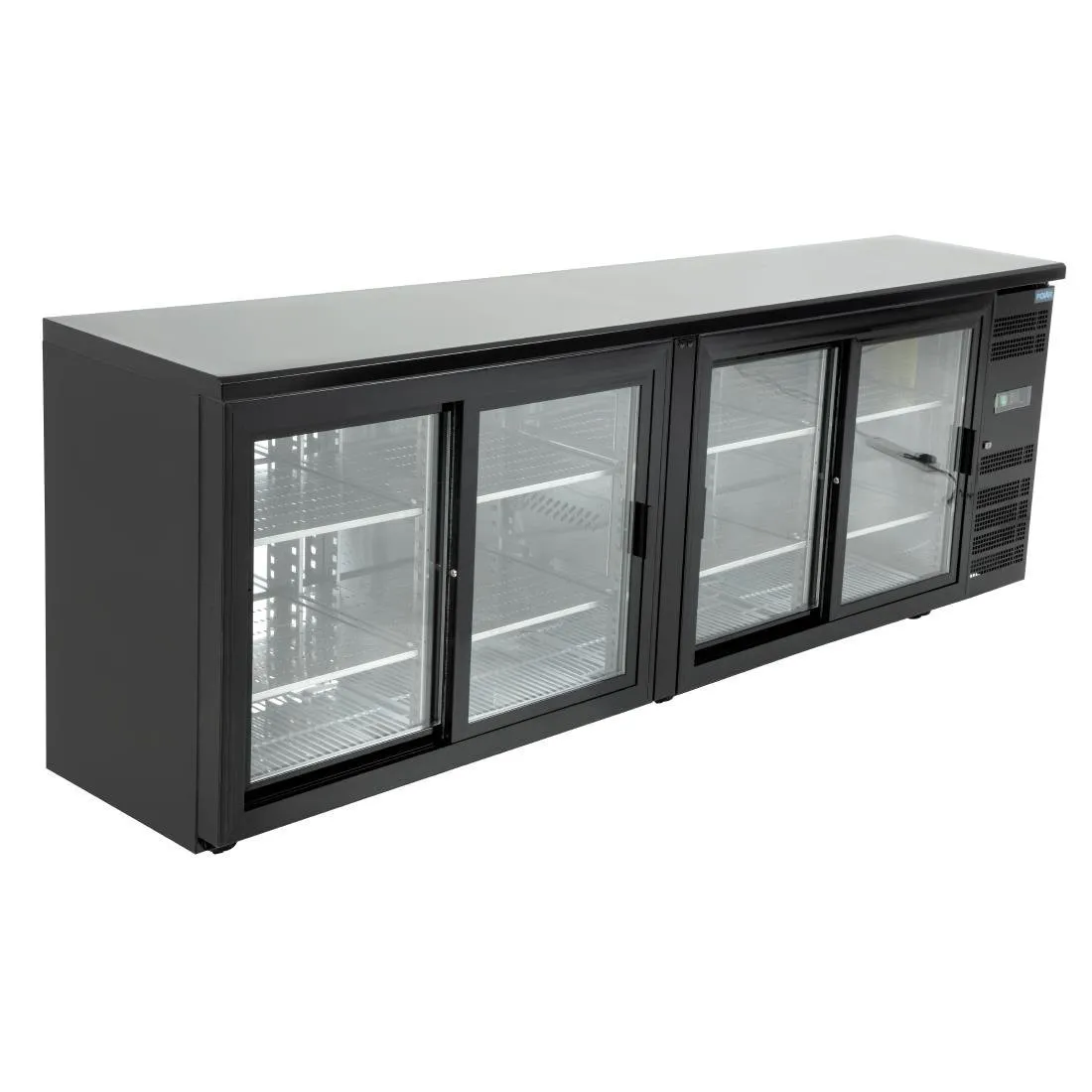 Barra trasera refrigerada - 4 puertas correderas de vidrio - 698 L