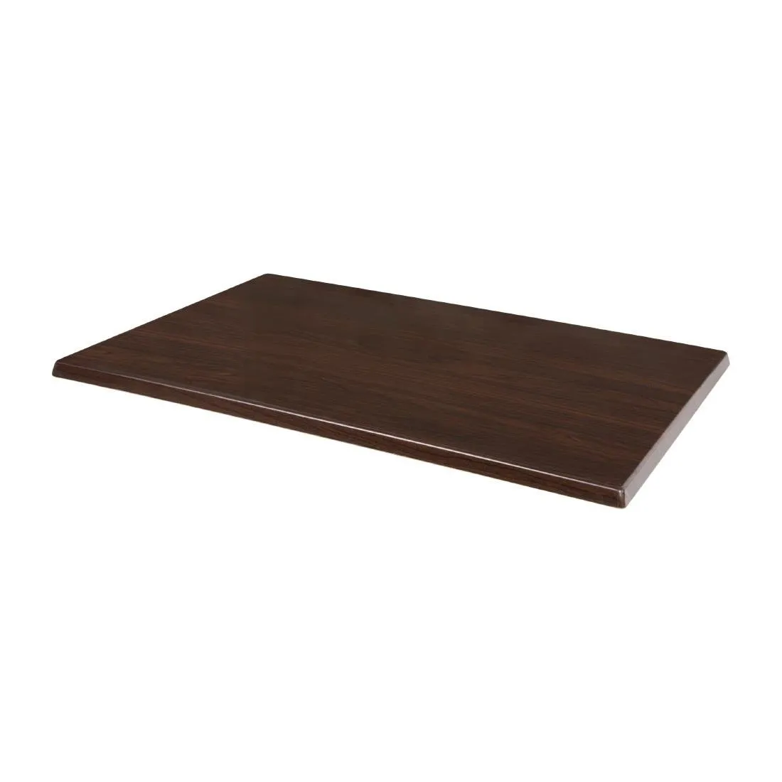Tabla rectangular preperforada de color marrón oscuro
