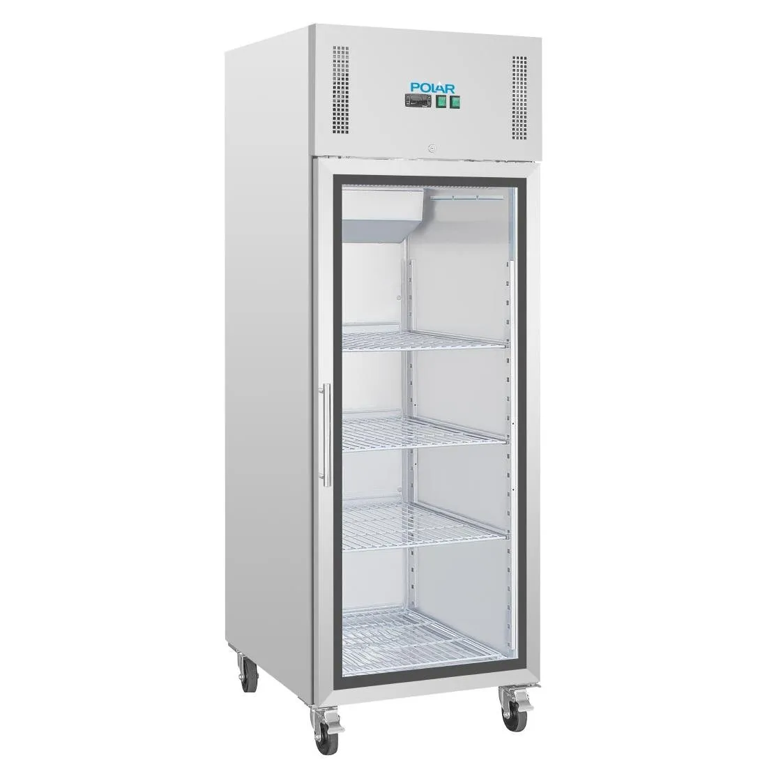 Vitrina refrigerada positiva simple GN 2/1 Serie G - 600 L