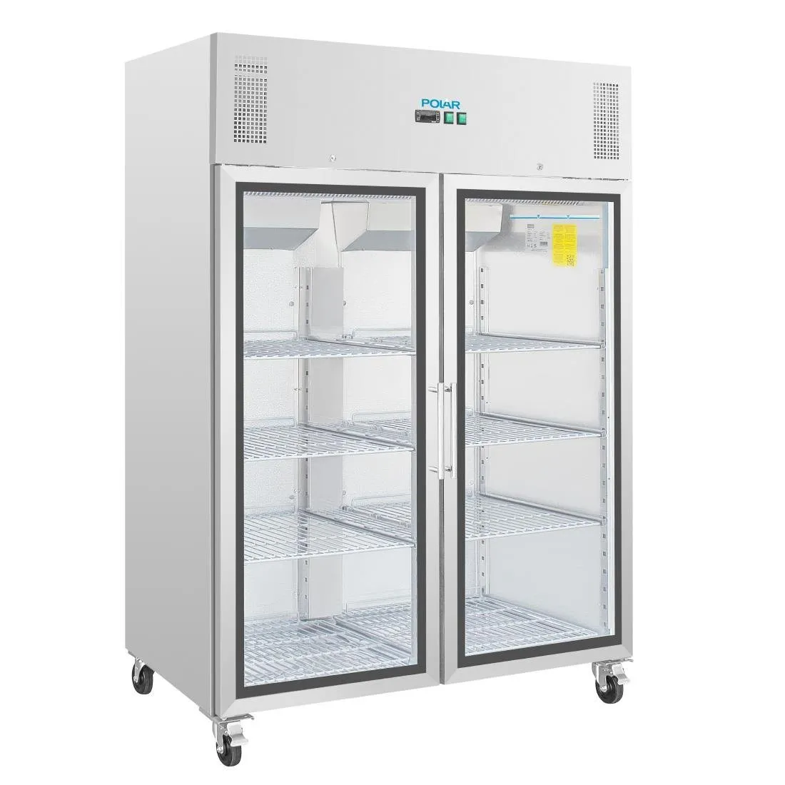 Vitrina refrigerada positiva doble GN 2/1 Serie G - 1200 L